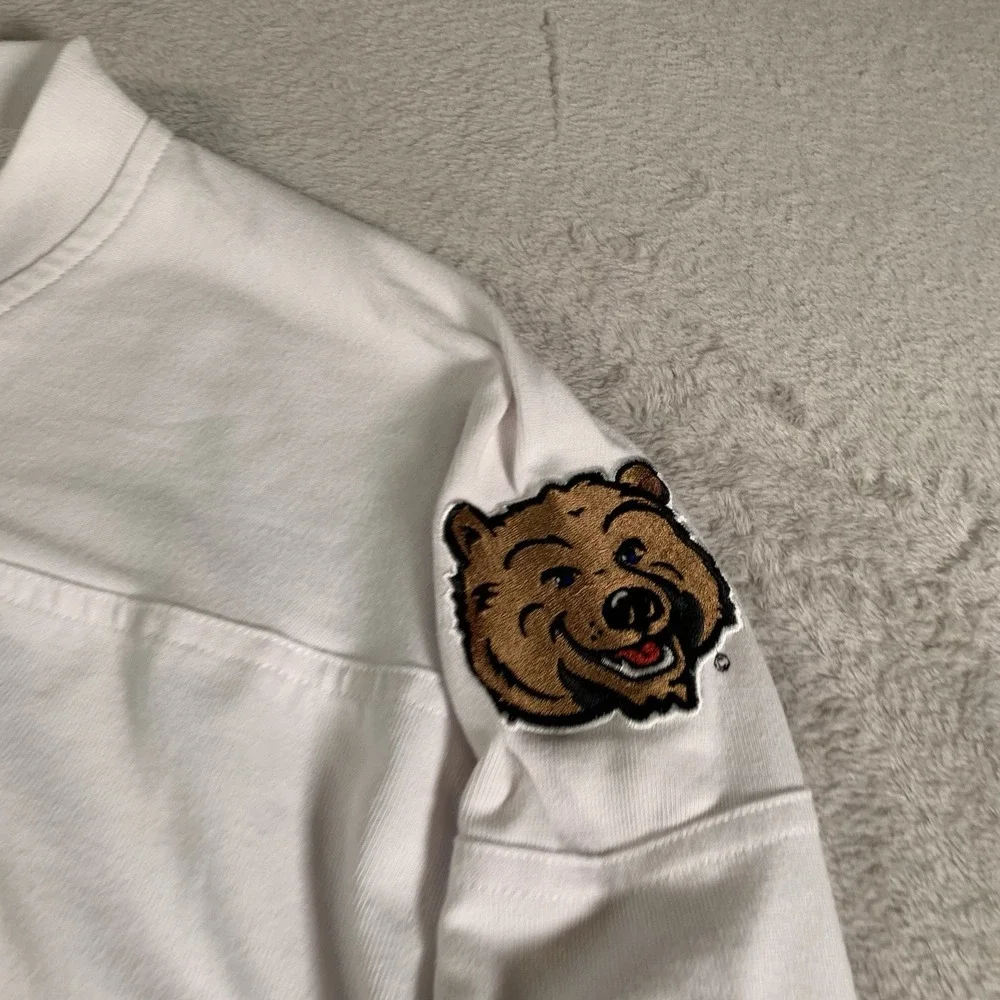 Vintage 90s Lee Sports UCLA‎ Bruins Sweatshirt Mens XL White Football V Neck